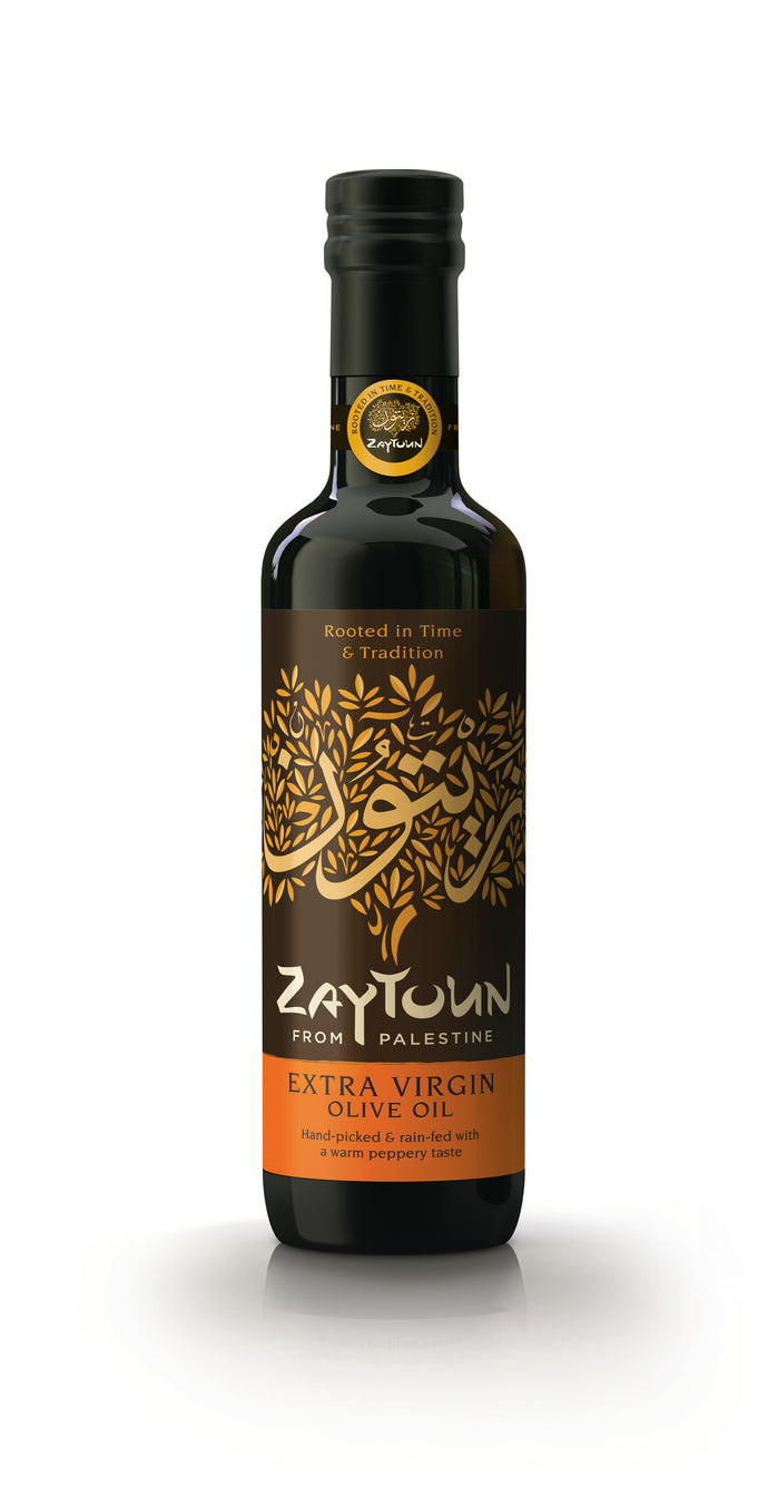 Zaytoun Extra Virgin Olive Oil Case of 6 x 250ml bottles SW16